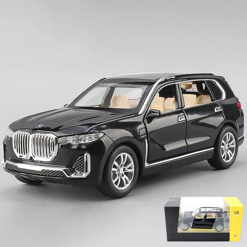 1 To 32 Scale Diecast Alloy BMW X7 SUV Pull Back Car With Sound Light - ToylandEU