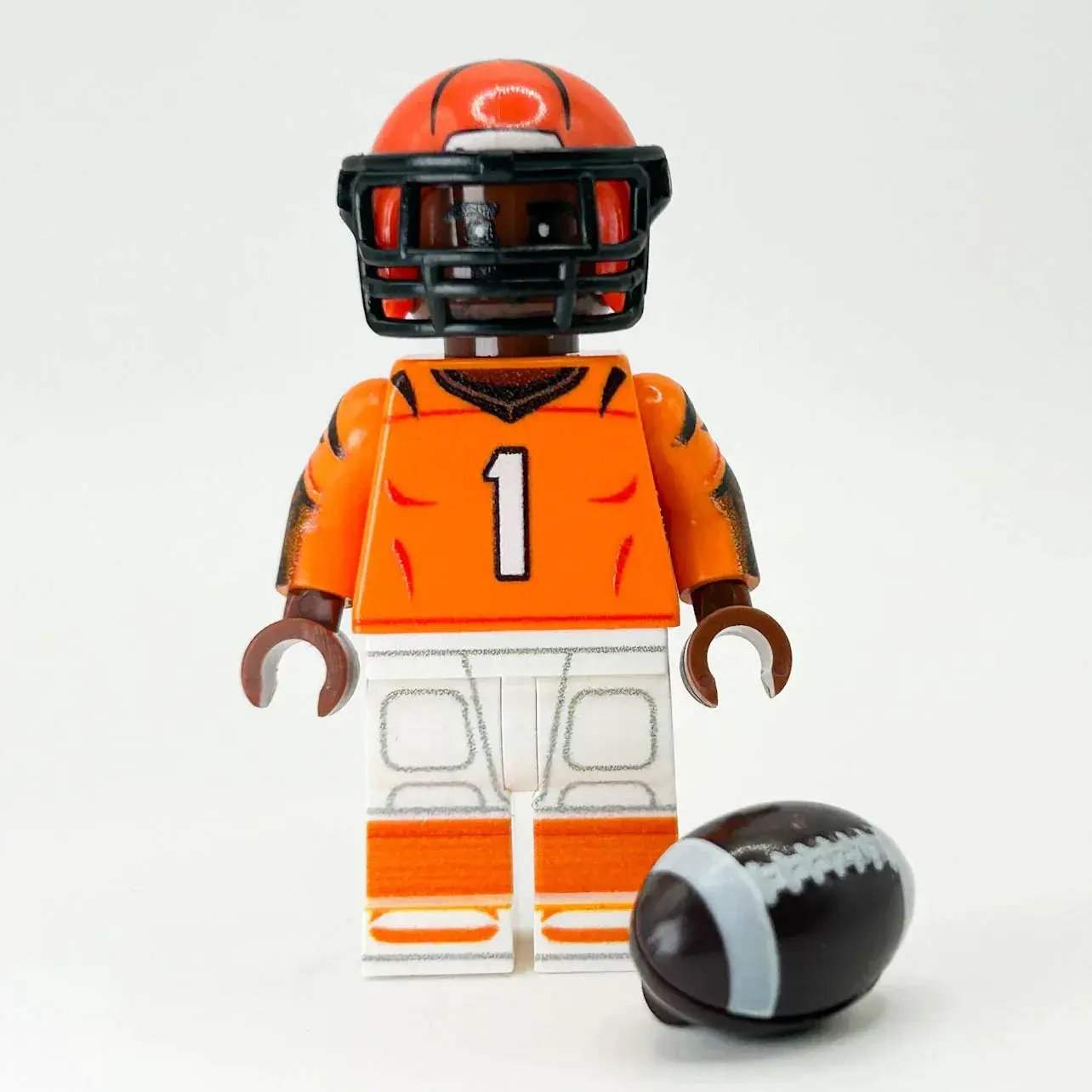  Lego Minifig Bengals Football Player Custom Helmet -  ToylandEU™