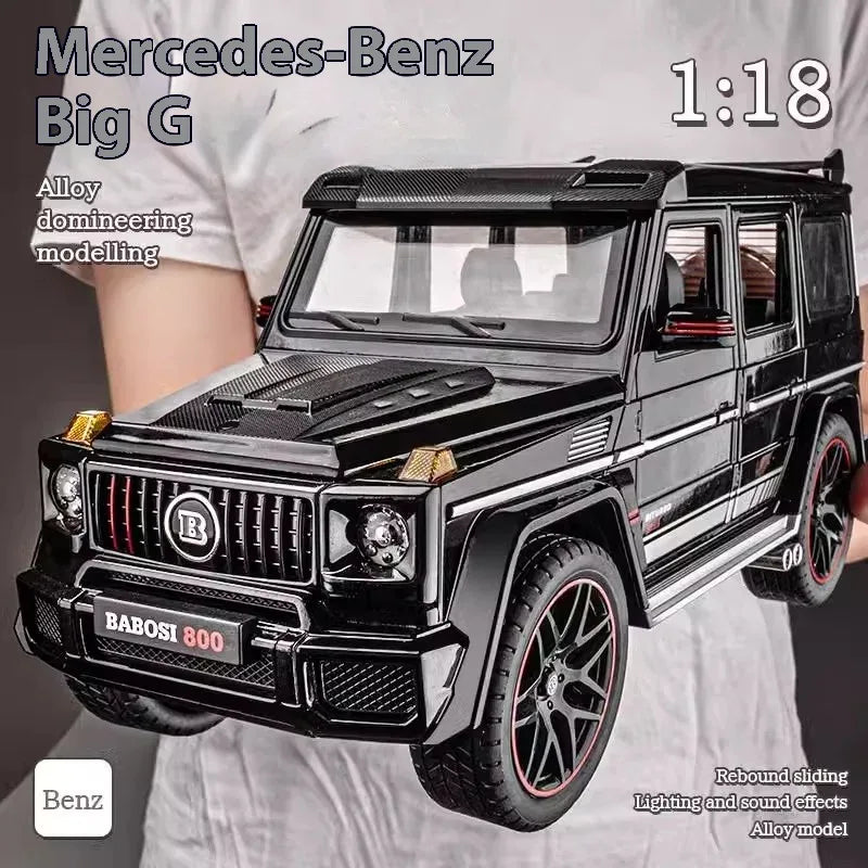 1 to 18 Scale Diecast Alloy Mercedes Benz G800 SUV Model Car - ToylandEU