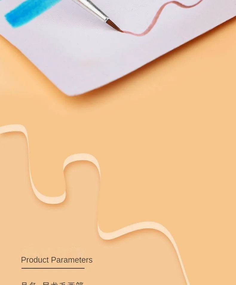 10/20/50Pcs Painting Brushes Set Art Round Flat Nylon Hair - ToylandEU