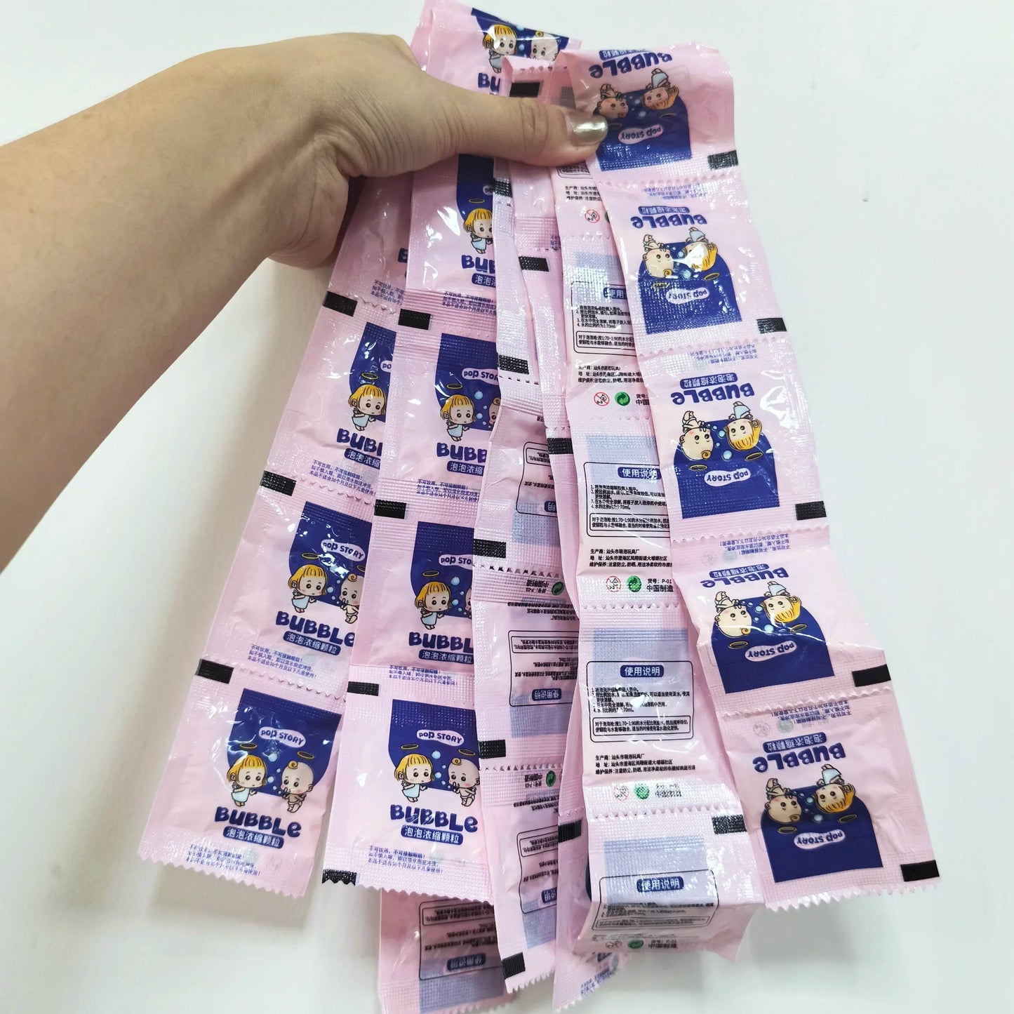 10-40pcs Bubble Machine Supplement Liquid Colorful Bubble Concentrated Granules 10pcs 750ml Bubble Gun Supplement Granules - ToylandEU