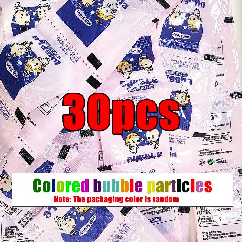 10-40pcs Bubble Machine Supplement Liquid Colorful Bubble Concentrated Granules 10pcs 750ml Bubble Gun Supplement Granules - ToylandEU