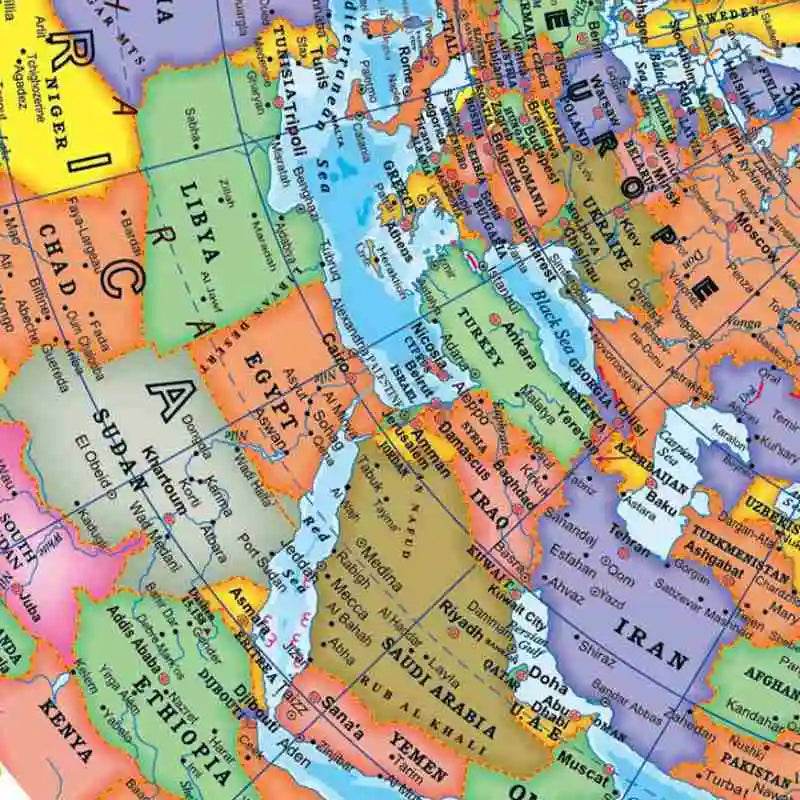 10.6cm Adults Children Discovery Learning World Map Globe - ToylandEU