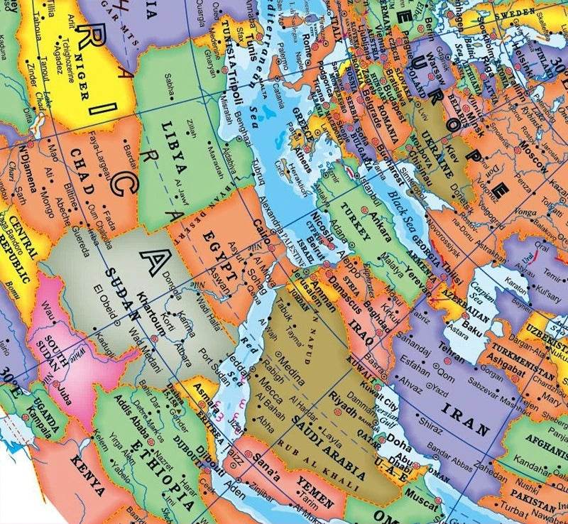 10.6cm Adults Children Discovery Learning World Map Globe - ToylandEU