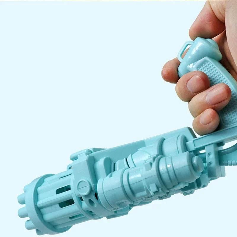 10 Hole Electric Gatling Bubble Machine for Kids Outdoor Fun - ToylandEU