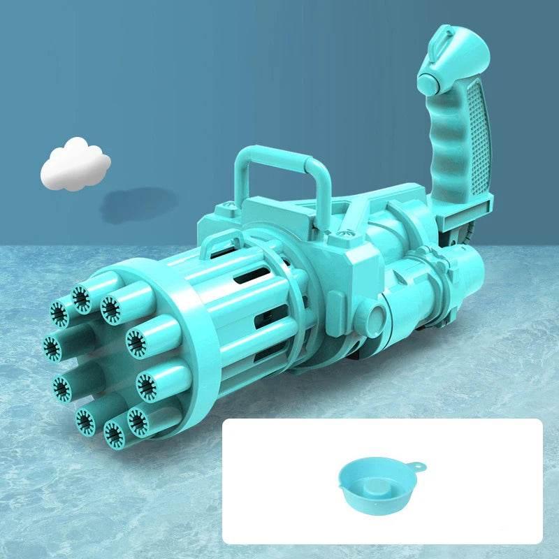 10 Hole Electric Gatling Bubble Machine for Kids Outdoor Fun - ToylandEU