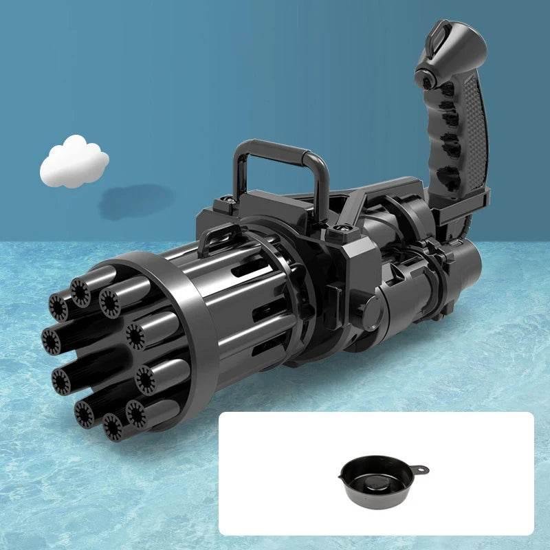 10 Hole Electric Gatling Bubble Machine for Kids Outdoor Fun - ToylandEU