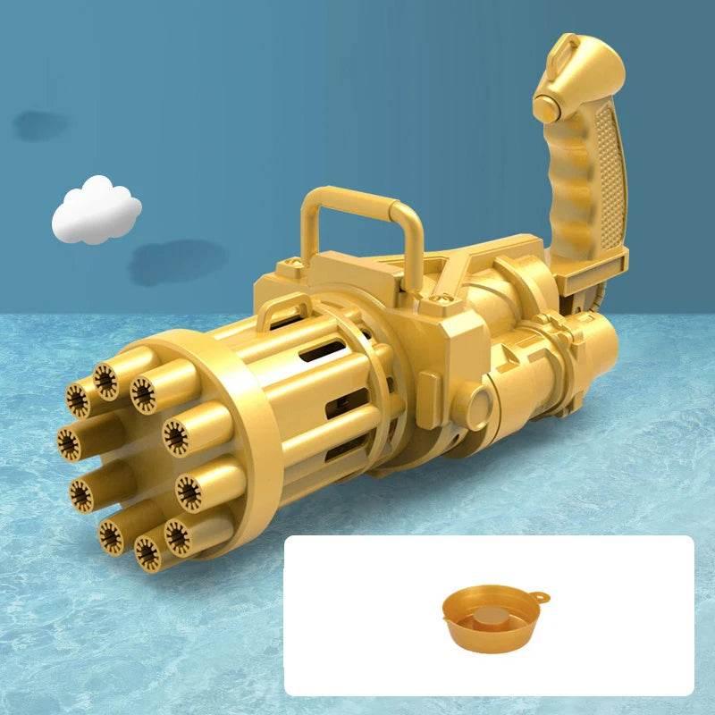 10 Hole Electric Gatling Bubble Machine for Kids Outdoor Fun - ToylandEU