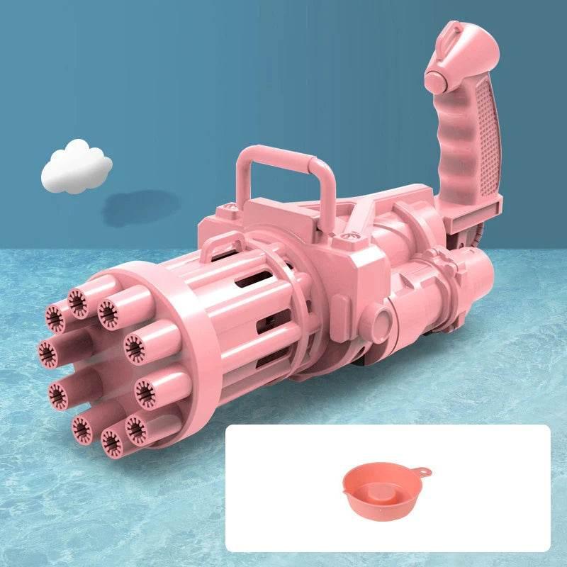 10 Hole Electric Gatling Bubble Machine for Kids Outdoor Fun - ToylandEU