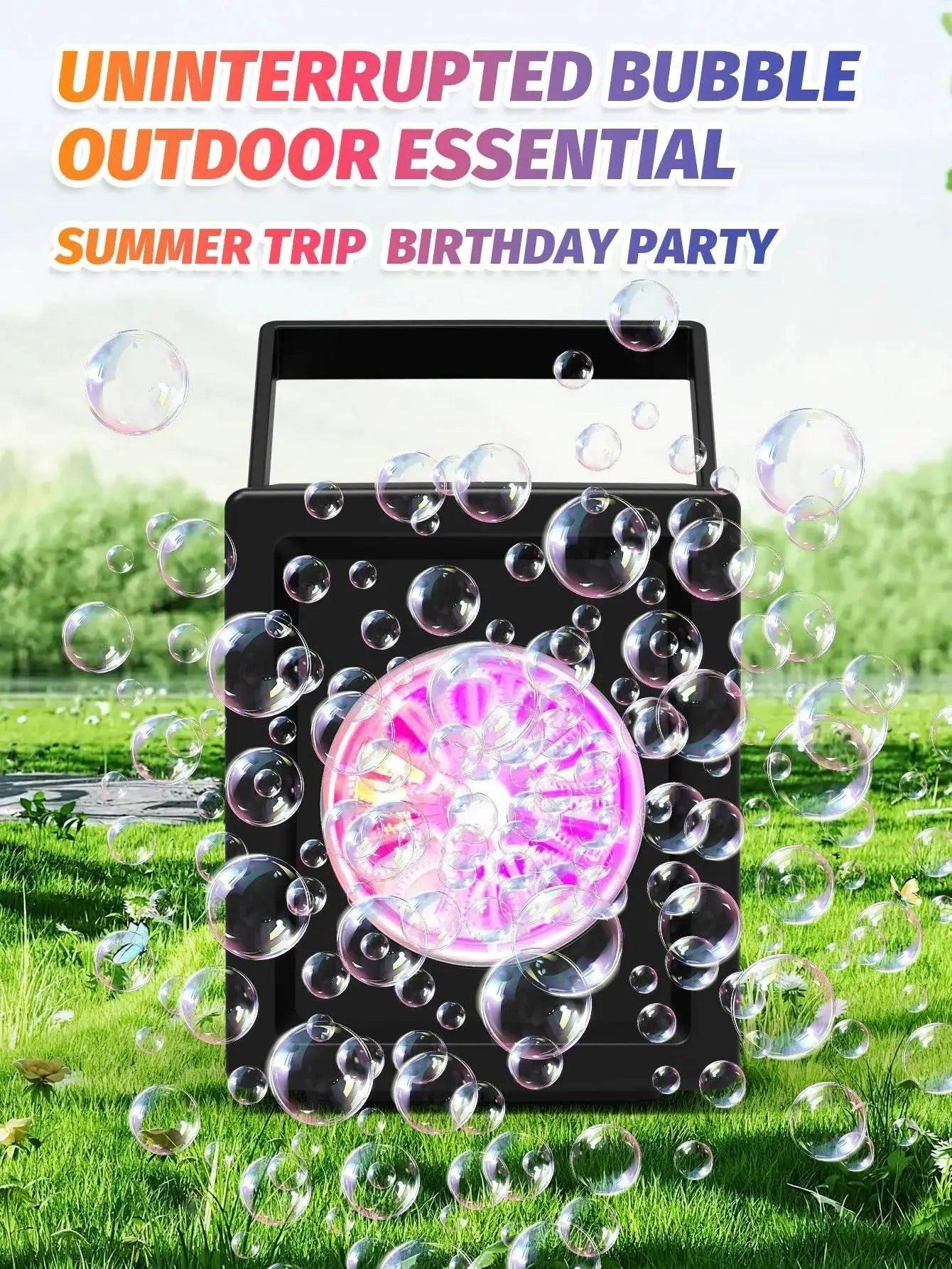  10 Hole Fully Automatic Bubble Blowing Toy for Outdoor Fun -  ToylandEU™