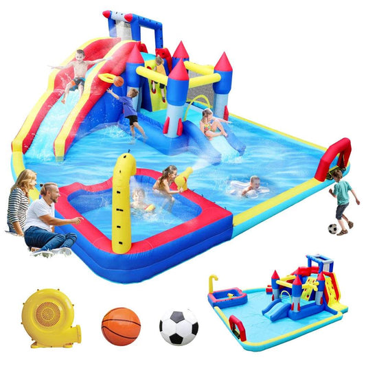 10 in1 Inflatable Slide Water Park Bouncing House Fun - ToylandEU