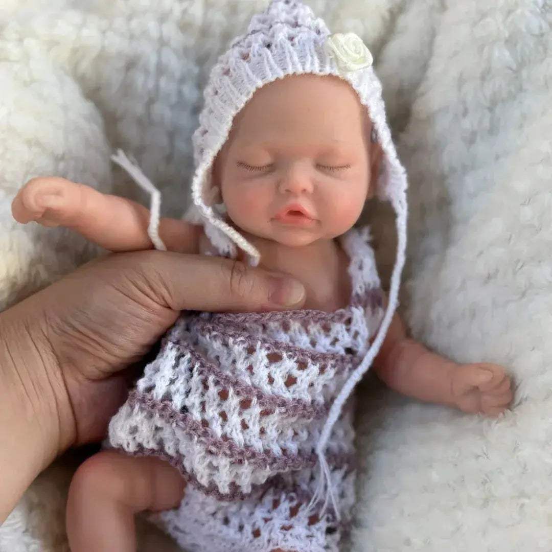 10 Inch Silicone Reborn Doll With Lifelike Painted Skin - ToylandEU