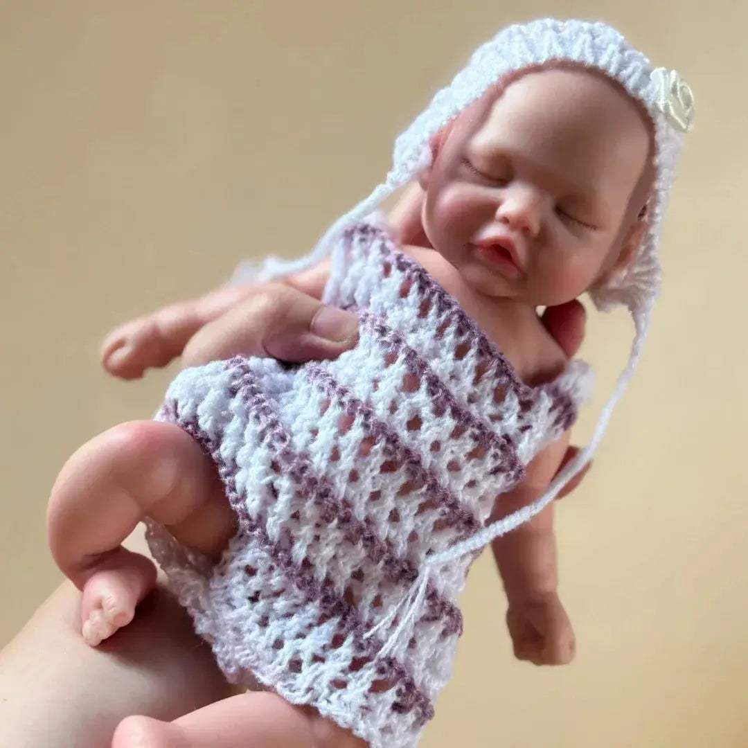 10 Inch Silicone Reborn Doll With Lifelike Painted Skin - ToylandEU