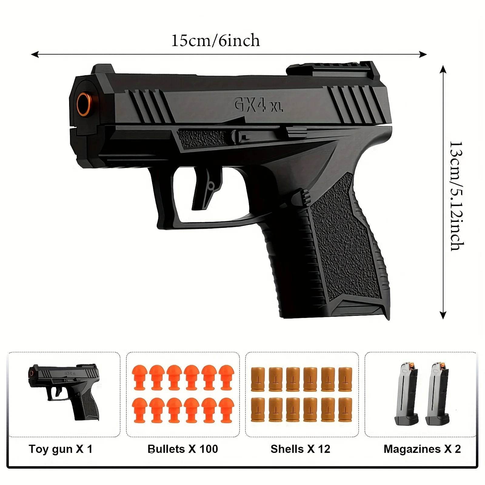 100 Rounds Of Bullets 12 Shell Casings Toy Handguns - ToylandEU