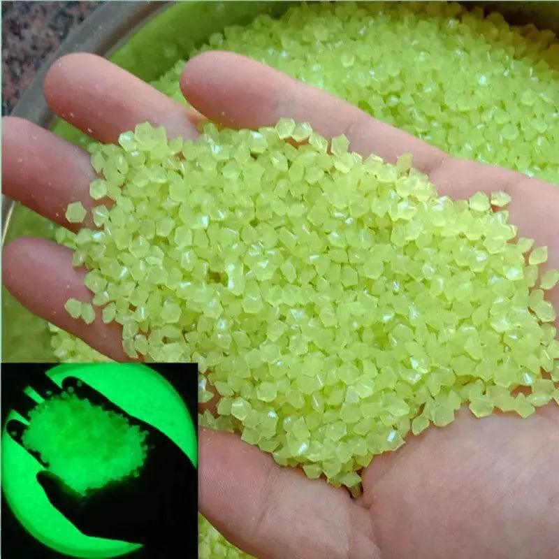  1000pcs Luminous Sand Glow In Dark Pebbles For Home Garden -  ToylandEU™