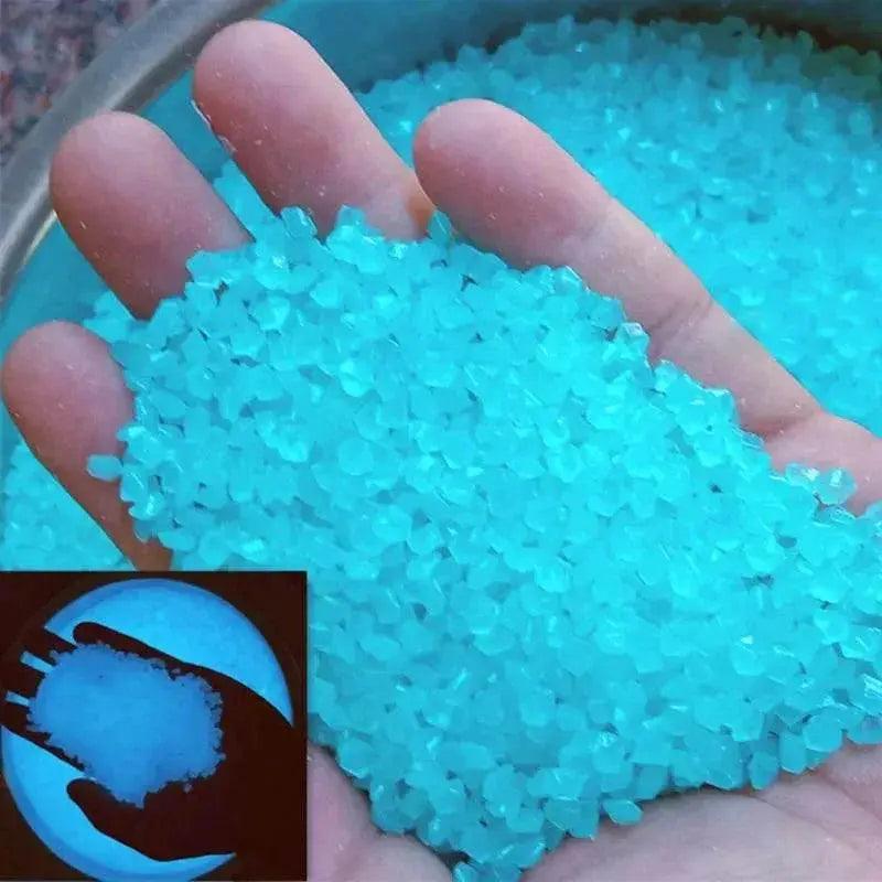  1000pcs Luminous Sand Glow In Dark Pebbles For Home Garden -  ToylandEU™