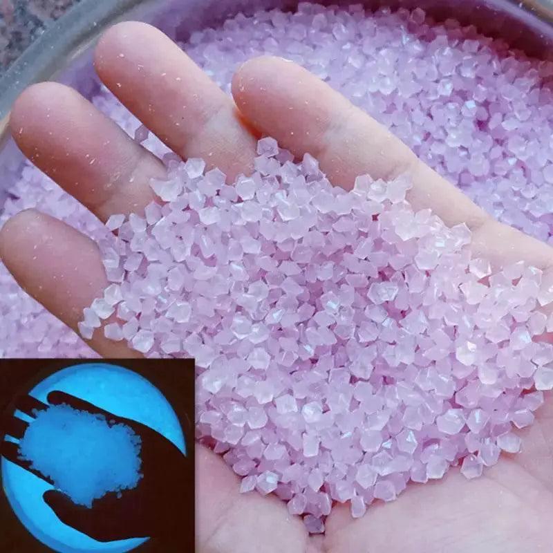  1000pcs Luminous Sand Glow In Dark Pebbles For Home Garden -  ToylandEU™