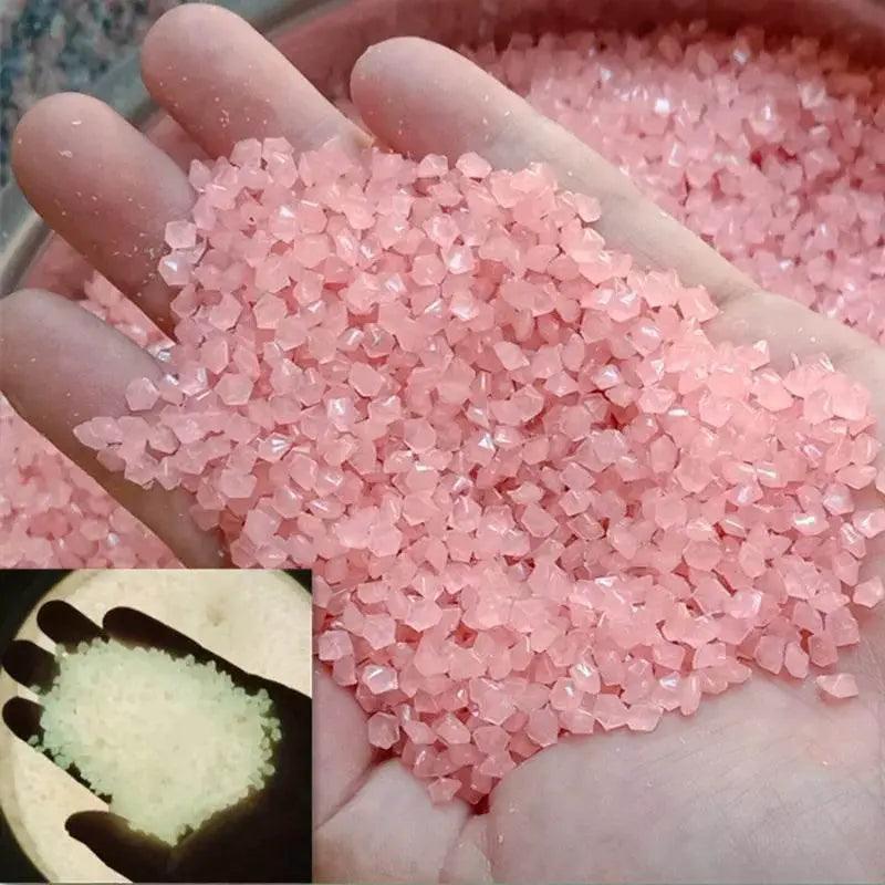  1000pcs Luminous Sand Glow In Dark Pebbles For Home Garden -  ToylandEU™
