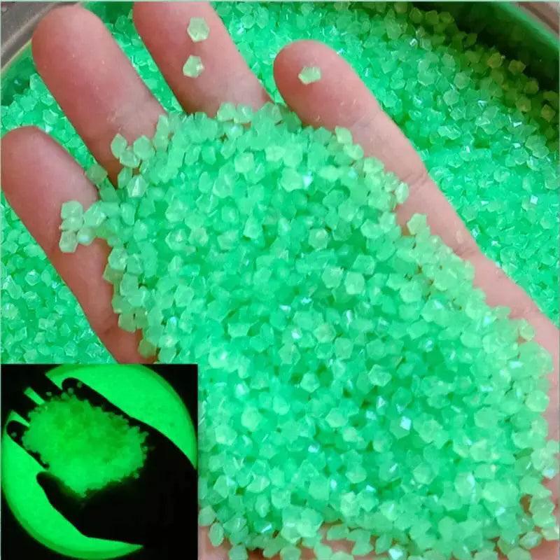  1000pcs Luminous Sand Glow In Dark Pebbles For Home Garden -  ToylandEU™