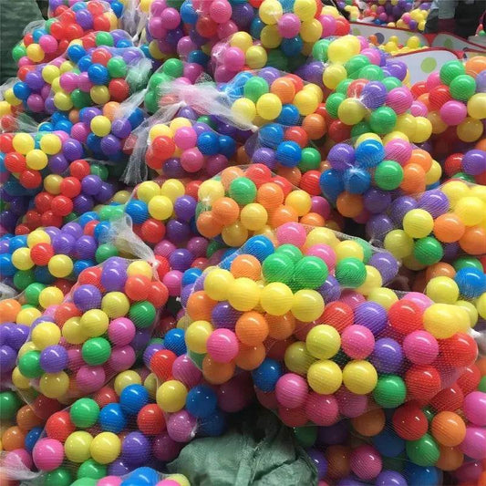 100PCS Outdoor Sport Ball Colorful Soft Water Swim Toys - ToylandEU