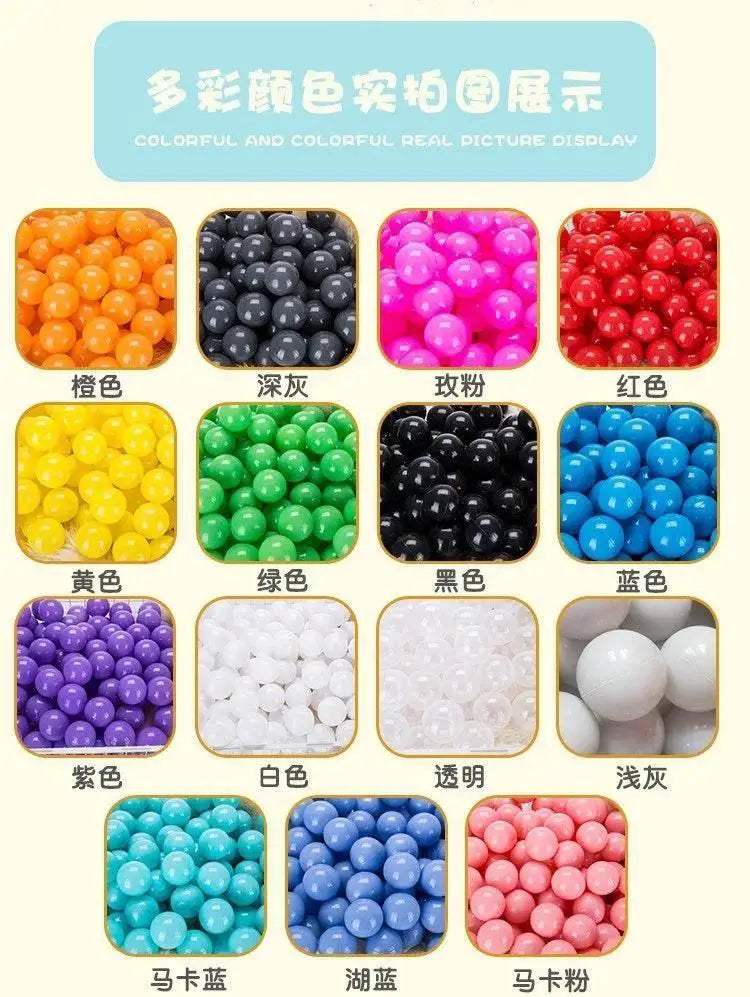 100Pcs Eco-Friendly Colorful Ball Soft Plastic Ocean Ball Gifts - ToylandEU