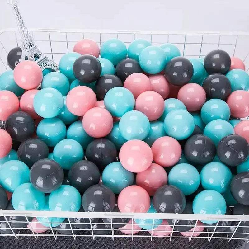 100Pcs Eco-Friendly Colorful Ball Soft Plastic Ocean Ball Gifts - ToylandEU