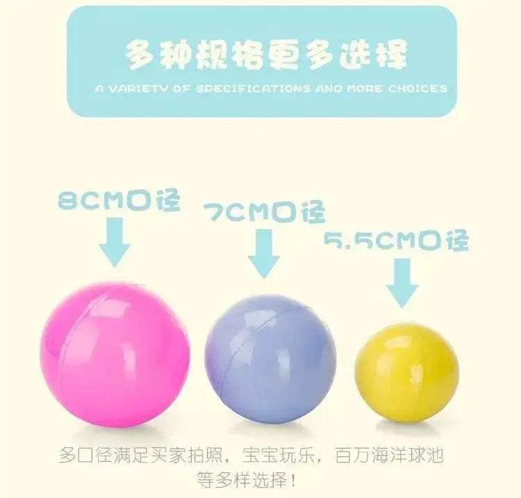  100Pcs Eco-Friendly Colorful Soft Plastic Ocean Balls -  ToylandEU™