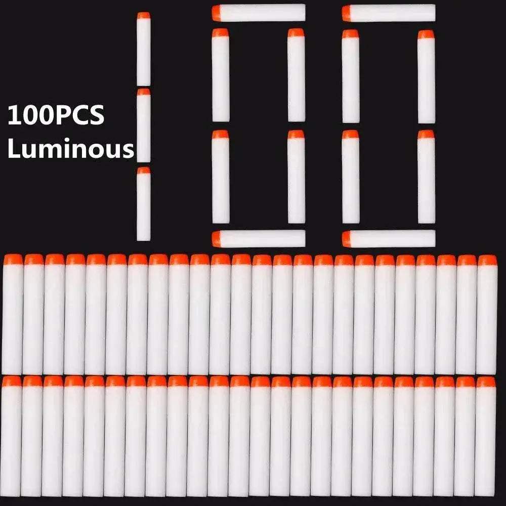  100Pcs Fluorescence Toy Gun Luminous Bullets for Nerf Blasters -  ToylandEU™