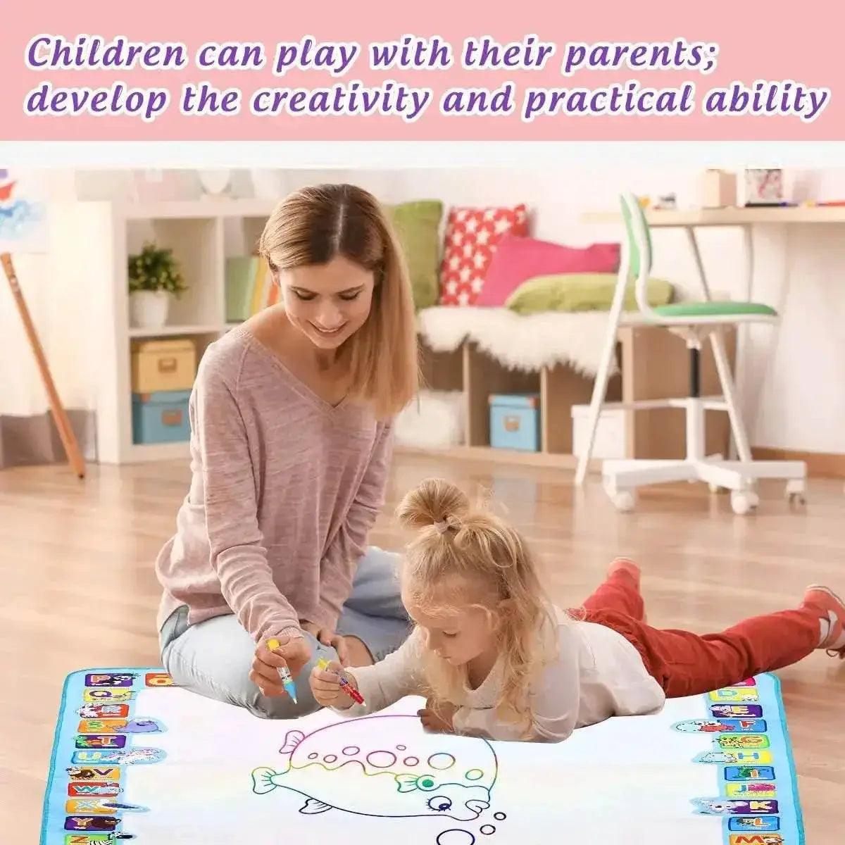  100x80CM Magic Water Drawing Mat for Kids Doodle Gifts -  ToylandEU™