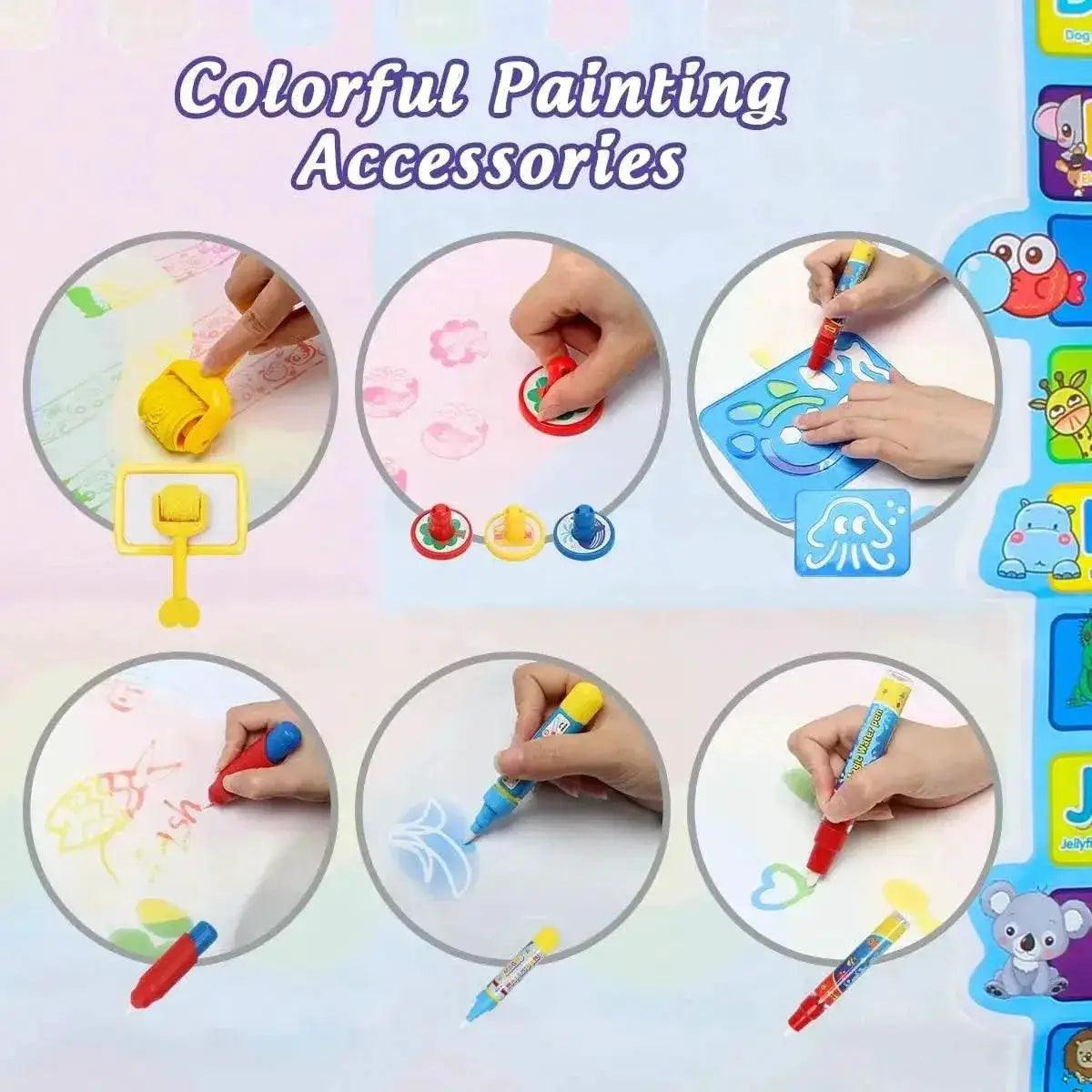  100x80CM Magic Water Drawing Mat for Kids Doodle Gifts -  ToylandEU™