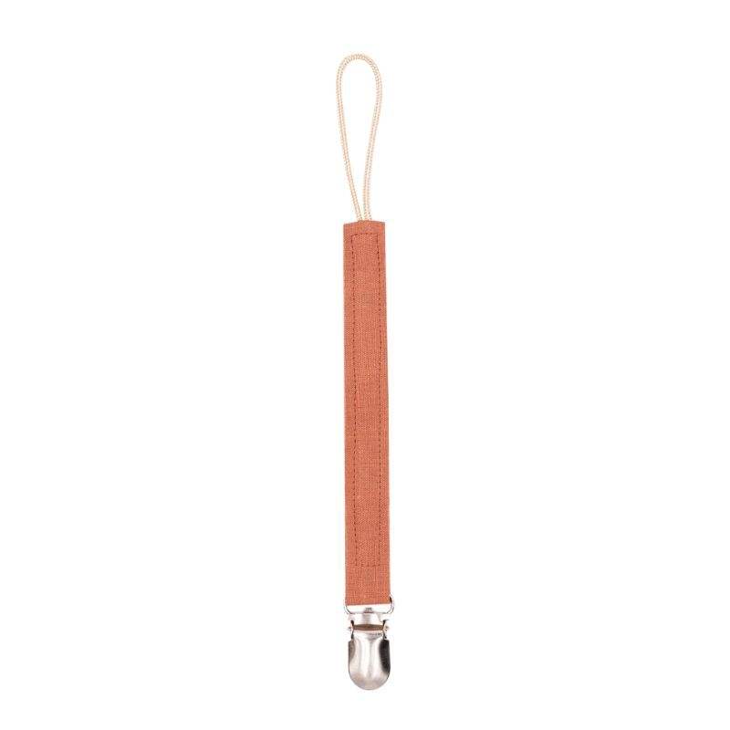 Cotton Linen Pacifier Clip | Anti-Drop