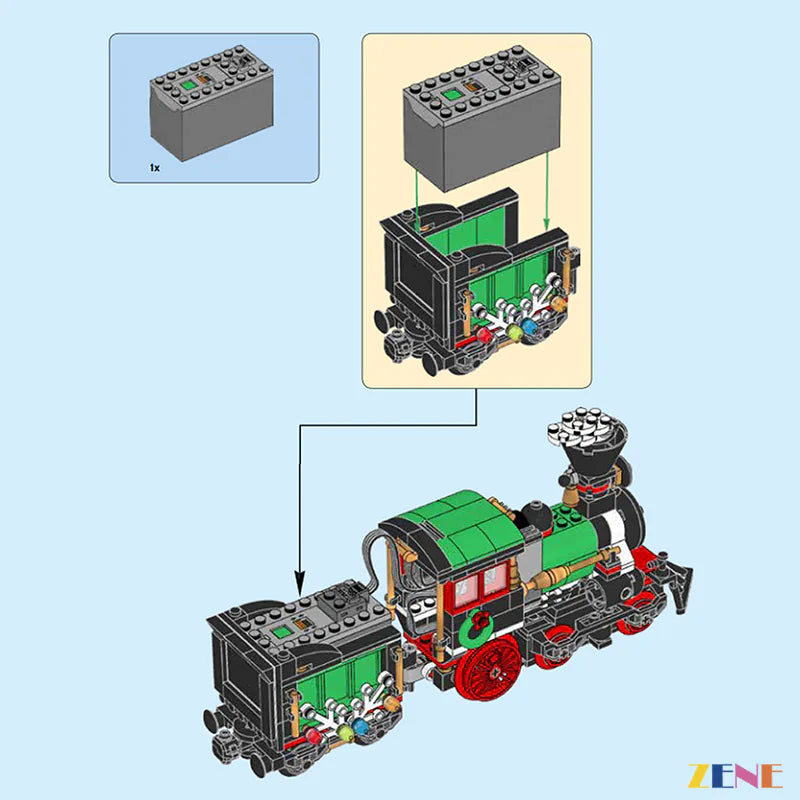 Motor Upgrade Kit for Winter Holiday Train #10254 Power Functions