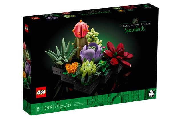 LEGO® Icons Succulents Building Set | 771 Pieces | Ages 18+