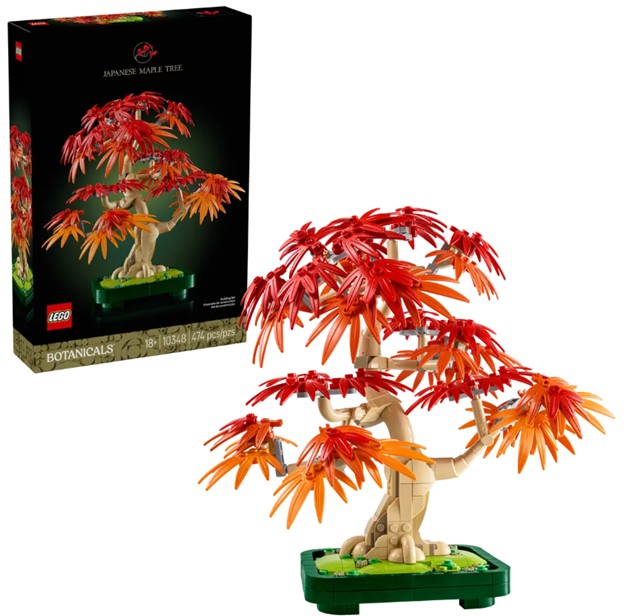 LEGO® Botanicals Japanese Red Maple Bonsai Tree | 474 Pieces | Ages 18+