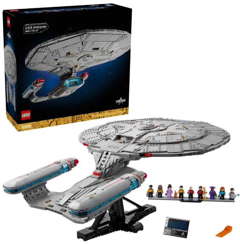 LEGO® Icons Star Trek: U.S.S. Enterprise NCC-1701-D™ – 10356 - LEGOLAND® New York Resort Online Shop