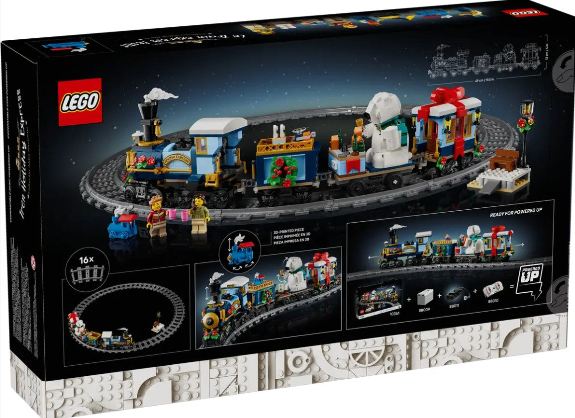 LEGO® Icons Holiday Express Train | 956 Pieces | Ages 18+