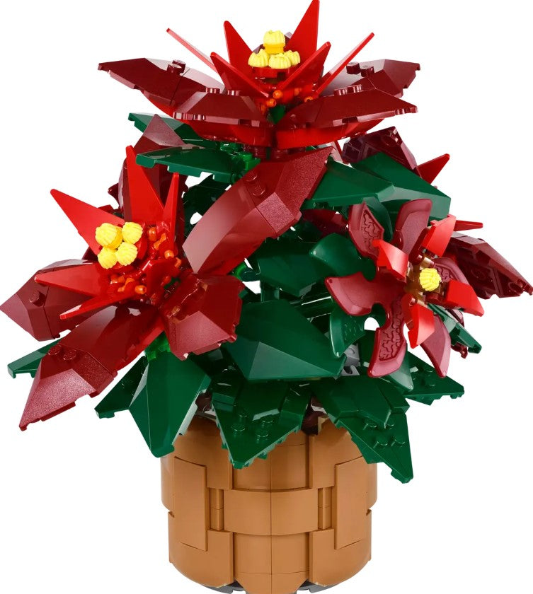 LEGO® Icons Poinsettia Building Set | 608 Pieces | Ages 18+