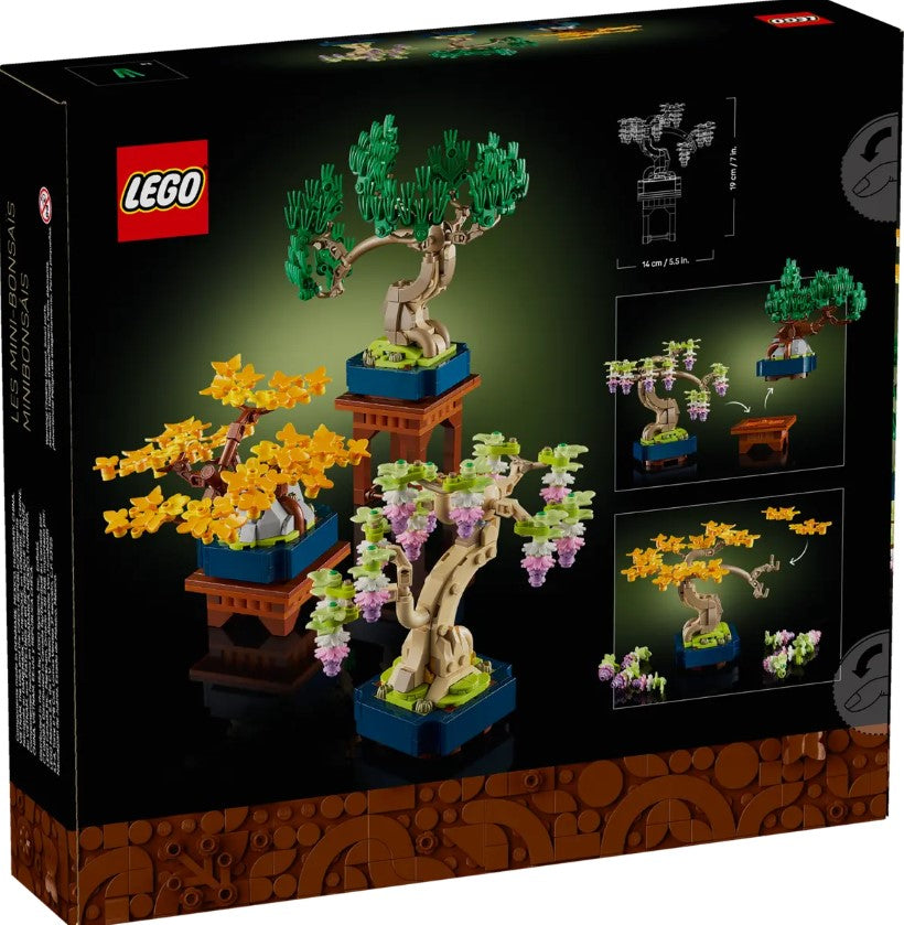 LEGO® Botanicals Mini Bonsai Trees | 709 Pieces | Ages 18+