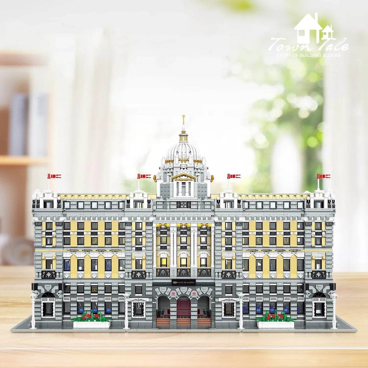 10423PCS Classical Bank Building Blocks MOC Model for Kids - ToylandEU
