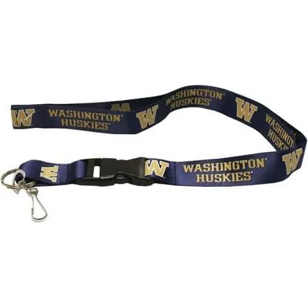 Washington Huskies Lanyard Breakaway with Key Ring