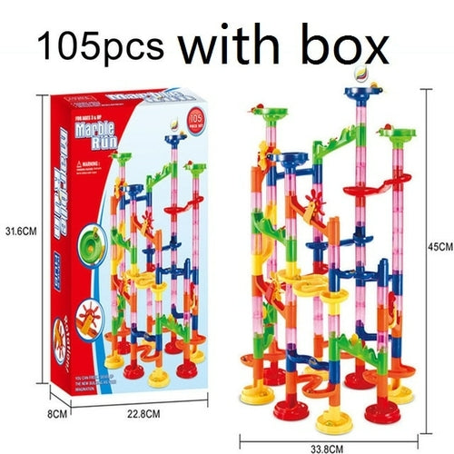 Marble Tracks Educational Toys Set with 105 Pieces for Preschoolers and Babies AliExpress Toyland EU