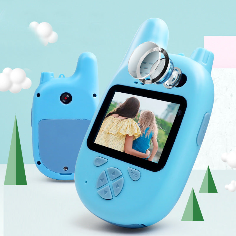Walkie-Talkie Kids Camera Toys Mini HD  Cameras