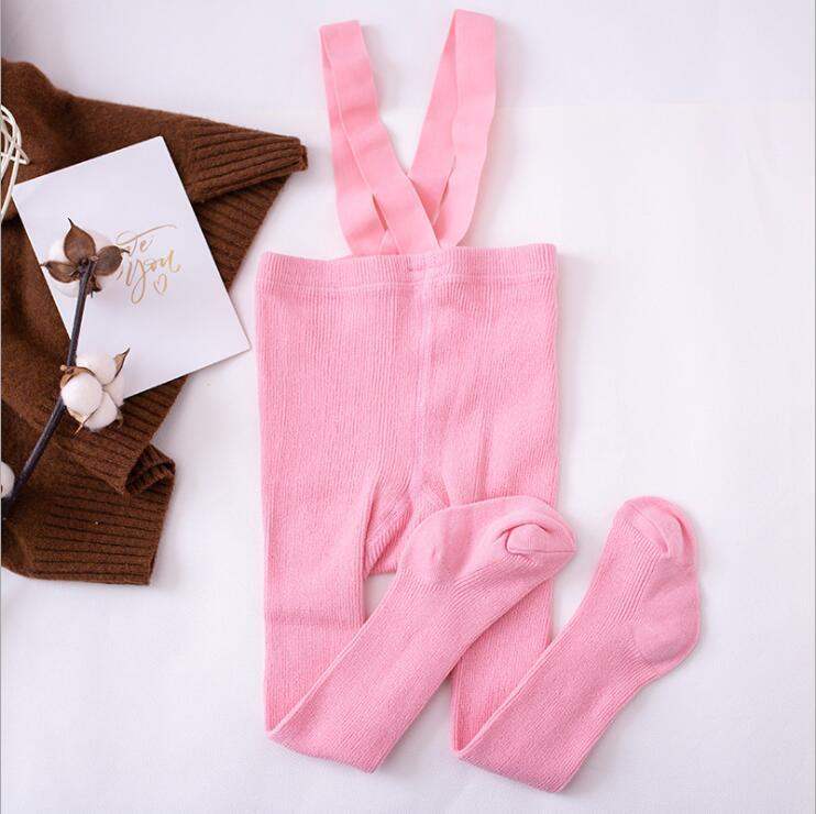 Cottie Cotton High-Waist Suspender Leggings | Sizes S-L | 0-3 Years