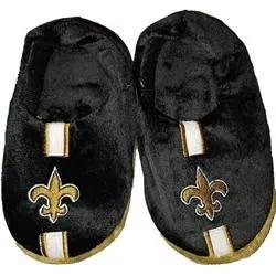 New Orleans Saints Slipper - Youth 4-7 Size 8-9 Stripe - (1 Pair) - S