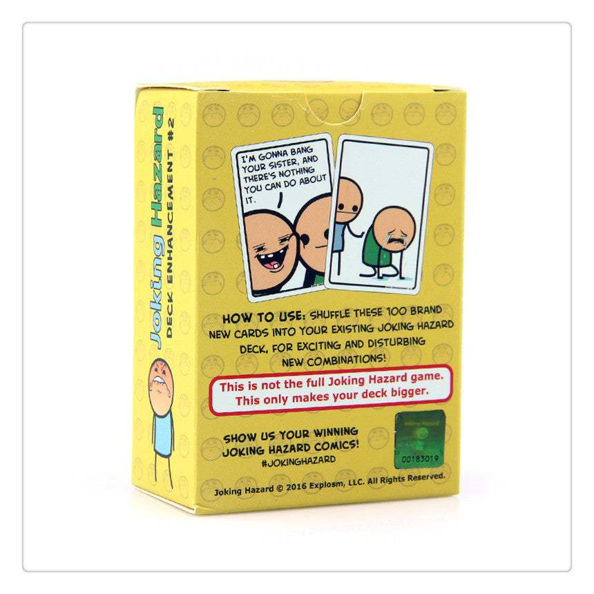 Joking Hazard Expansion Card Game | Coated Paper | Ages 7-14