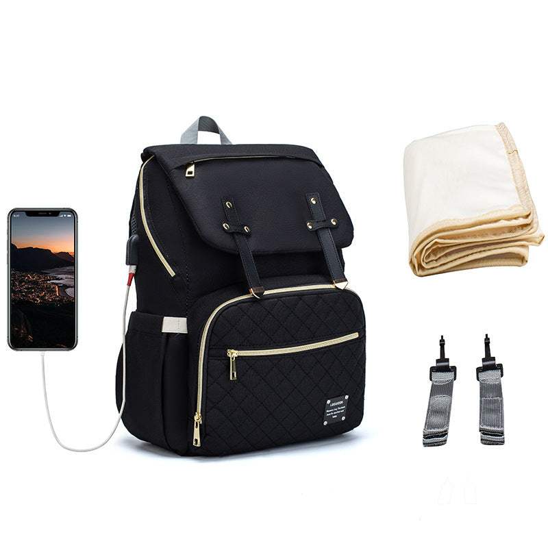 LEQUEEN Large Capacity Mummy Bag | Oxford Cloth