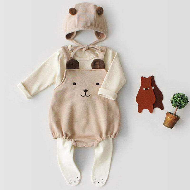 Baby Sleeveless Cotton Robe With Detachable Hood | Robes