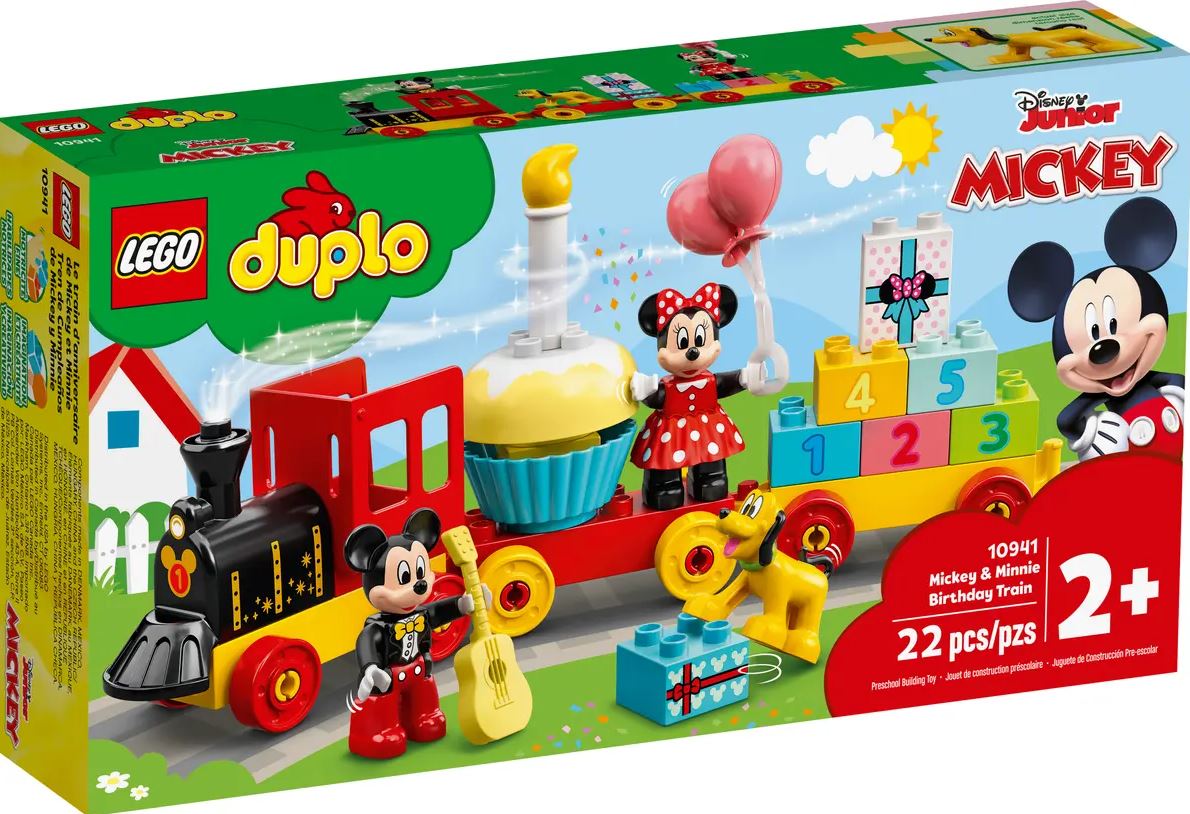 LEGO® DUPLO® Mickey And Minnie Birthday Train | 22 Pieces | Ages 2+