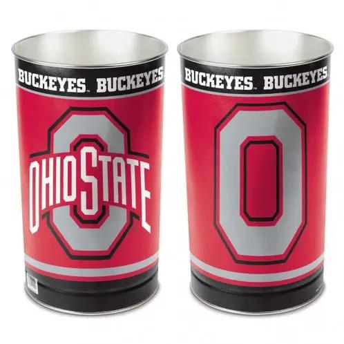 Ohio State Buckeyes Wastebasket 15 Inch Block O Design - Periodic Restock