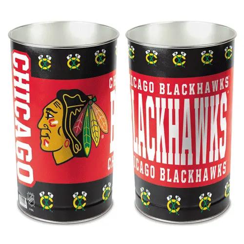 Chicago Blackhawks Wastebasket 15 Inch - Periodic Restock